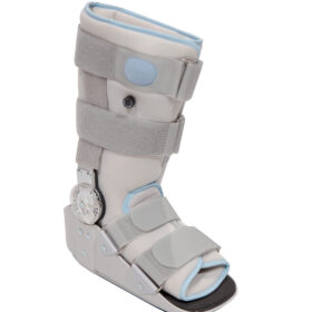 Mπότα Καταγμάτων Κοντή με Γωνιόμετρο & Αέρα / Γκρι