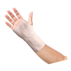 Κοντός Ελαστικός Νάρθηκας Σταθεροποίησης Καρπού με ‘Ελασμα “Essencial”