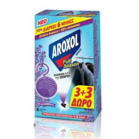 Aroxol Season Σκοροκτόνο Κρεμάστρα Λεβάντα 3+3 Δώρο