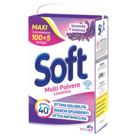 SOFT Σκόνη πλυντηρίου Λεβάντα (105μεζ.)