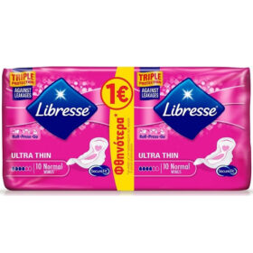 LIBRESSE ΣΕΡΒΙΕΤΑ NORMAL ULTRA THIN (2x10τεμ.) - (-1,00€)