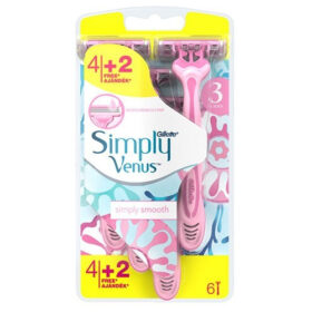 GILLETTE ΞΥΡΑΦΑΚΙΑ SIMPLY VENUS 3 - (4+2 ΔΩΡΟ) (SMOOTH)