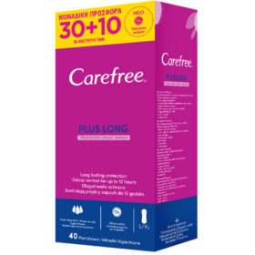 CAREFREE ΣΕΡΒΙΕΤΕΣ PLUS LONG (40τεμ) - (30+10 ΔΩΡΟ)