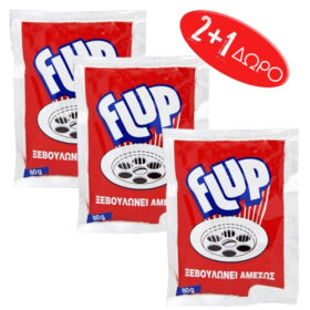 FLUP ΑΠΟΦΡΑΚΤΙΚΟ 80gr. - (ΖΕΣΤΟ) (2+1 ΔΩΡΟ)