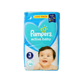 PAMPERS ACTIVE BABY No 3 (66τεμ.) MAXI
