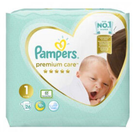 PAMPERS PREMIUM CARE Νο 1 (26τεμ.) - (2-5kg)