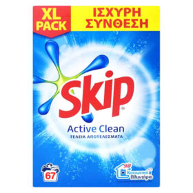 Skip Σκόνη Active Clean 4,355kg 67μεζ.