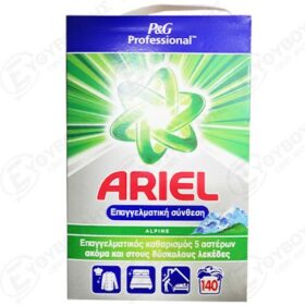 Ariel Σκόνη Πλυντηρίου Alpine 140μεζ. (9,1kg)