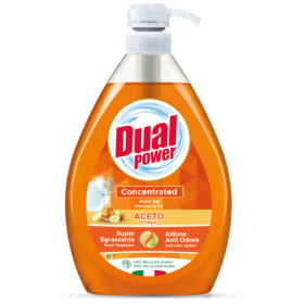 Dual Power Professional Υγρό Πιάτων με Άρωμα Ξύδι 1L