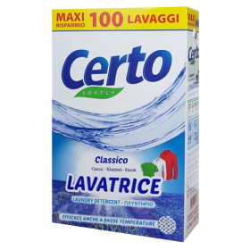 CERTO Σκόνη Πλυντηρίου 100μεζ 5,5kgr