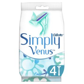 Gillette Ξυραφάκια Simply Venus 2 4τεμ.