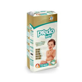 Βρεφικές Πάνες  PREDO "JumboPack" n6 X-Large Size (15+kg) 44TMX