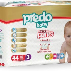 Βρεφικές Πάνες Βρακάκι PREDO n3 Medium (4-9kg) 44TMX