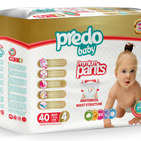Βρεφικές Πάνες Βρακάκι PREDO n4 Large (7-18kg) 40TMX