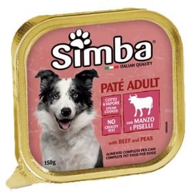 SIMBA ΣΚΥΛΟΤΡΟΦΗ PATE 150gr - (ΒΟΔΙΝΟ-ΑΡΑΚΑ)