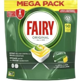 Fairy Caps All in One Original-Λεμόνι  90τμχ XXL PACK