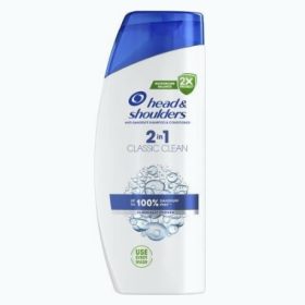 Head & Shoulders Classic Clean 2 in 1 Σαμπουάν & Conditioner κατά της Πιτυρίδας για Ταλαιπωρημένα Μαλλιά 625ml