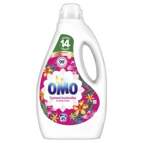 Omo Υγρό Πλυντηρίου Τροπικά Λουλούδια 45μεζ. 2,950 lit