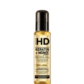 Farcom HD Έλαιο Keratin & Monoï de Tahiti 100ml